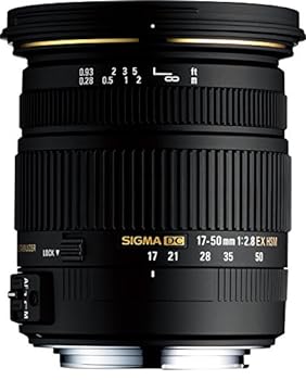 【中古】［人並み外れたに好いたらしい］SIGMA 標準尺度望遠レンズ 17-50粍 F2.8 EX DC os HSM キヤノン用 APS-C専用 583545