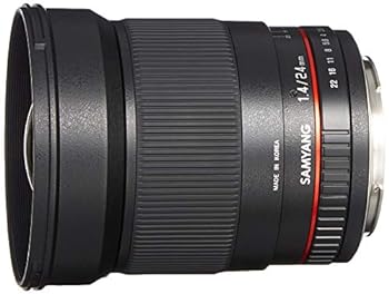 【中古】SAMYANG 単焦点広角レンズ 24mm F1.4 キヤノン EF用 フルサイズ対応|スカーレット2021