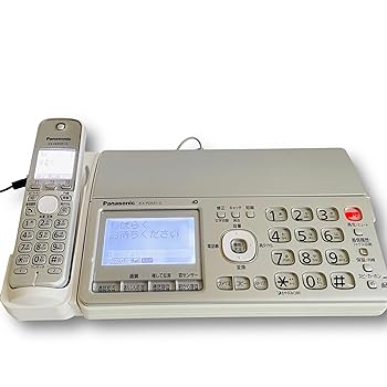 【中古】［非常に良い］パナソニック おたっくす デジタルコードレスFAX 親機のみ 1.9GHz DECT準拠方式 シルバー KX-PD551D-S｜スカーレット2021