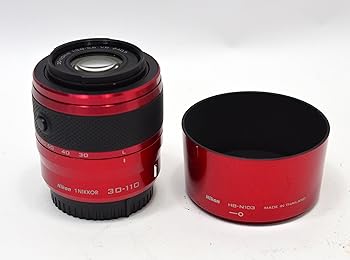 【中古】［非常に良い］Nikon 1 30-110mm f/3.8-5.6 VR Nikkorレンズ（レッド）｜スカーレット2021