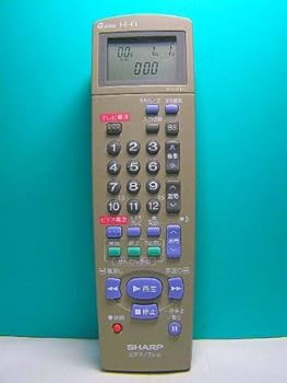 【中古】［非常に良い］シャープ ビデオリモコン G1245TEV1