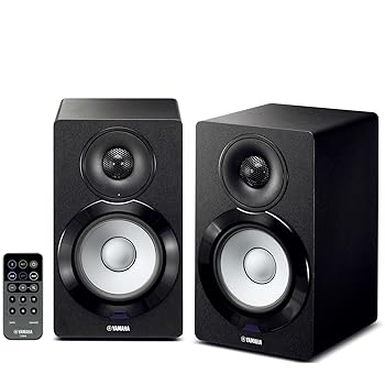【中古】［非常に良い］ヤマハ ネットワーク・パワードスピーカー アンプ内蔵/USB DAC/Wi-Fi/Bluetooth/ハイレゾ音源対応 (左右1組) ブラック NX-N500(B)｜スカーレット2021