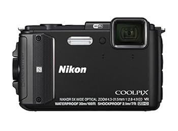 【中古】Nikon デジタル写真機 COOLPIX AW130 黒いこと BK