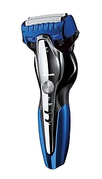 【中古】［非常に良い］パナソニック ラムダッシュ メンズシェーバー 3枚刃 お風呂剃り可 青 ES-ST6P-A