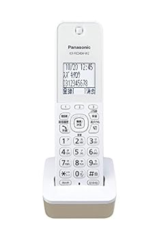 【中古】パナソニック 増設子機 1.9GHz DECT準拠方式 ホワイト KX-FKD404-W2