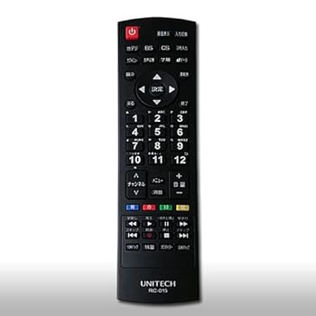 【中古】［非常に良い］ユニテク RC-015 液晶テレビ用 リモコン UNITECH