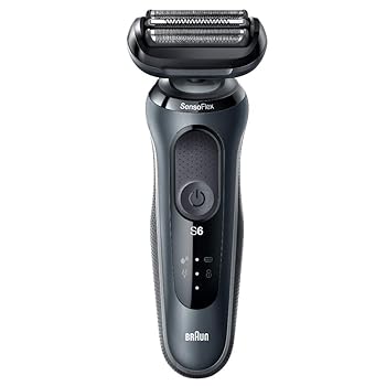 【中古】［人並み外れたに好いたらしい］赤銅色 メンズ電気カミソリ（ノワールブラック）BRAUN Series6（続きもの6）【3枚刃】 60-N4000CS
