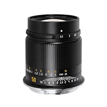 【中古】［非常に良い］TTArtisan 50mm f/1.4 ASPH RFマウント EOS-R ブラック レンズ 銘匠光学 2年保証