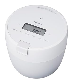 【中古】［非常に良い］パナソニック 炊飯器 5合 圧力IH 新生活 一人暮らし コンパクトサイズ ふた食洗機対応 ホワイト SR-R10A-W