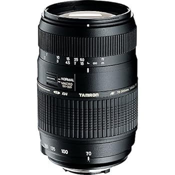 【中古】［人並み外れたに好いたらしい］TAMRON 望遠望遠レンズ AF70-300粍 F4-5.6 Di MACRO ニコン用 フルサイズ相応う A17NII