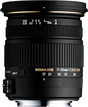 【中古】［非常に良い］SIGMA 標準ズームレンズ 17-50mm F2.8 EX DC OS HSM ニコン用 APS-C専用 583552