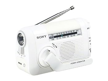 【中古】SONY FM/AMポータブルラジオ ホワイト ICF-B08/W
