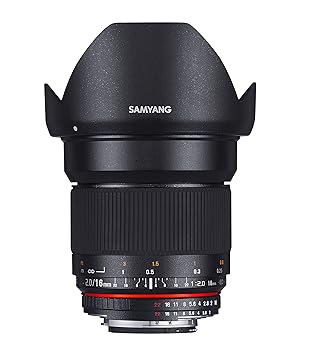 【中古】［非常に良い］SAMYANG 単焦点広角レンズ 16mm F2.0 ソニー αA用 APS-C用｜スカーレット2021