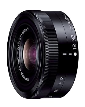 【中古】パナソニック 標準ズームレンズ マイクロフォーサーズ用 ルミックス G VARIO 12-32mm/F3.5-5.6 ASPH./MEGA O.I.S. ブラック H-FS12032-K|スカーレット2021