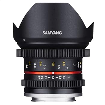 【中古】［非常に良い］SAMYANG 単焦点広角レンズ 12mm T2.2 フジフイルム X用 APS-C用