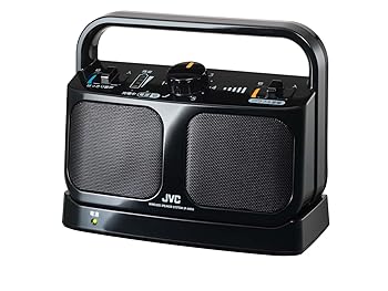 【中古】［非常に良い］JVC SP-A850-B テレビ用ワイヤレススピーカー みみ楽シリーズ ブラック