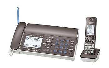 【中古】［非常に良い］パナソニック おたっくす デジタルコードレスFAX 子機1台付き 1.9GHz DECT準拠方式 ブラウン KX-PD503DL-T