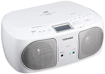 【中古】東芝 CDラジオ受信機 TY-C15 (S) AUX しろがね色