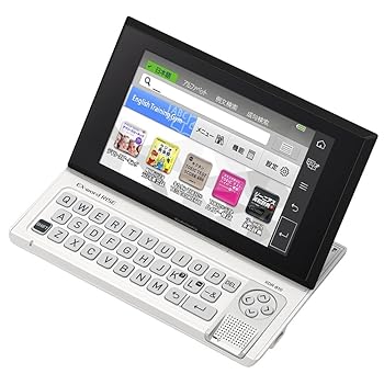 【中古】［人並み外れたに好いたらしい］カシオ デジタル英会話学びとる機 EX-word RISE XDR-B10WE 白いこと コンテンツ40
