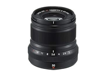 【中古】富士フイルム(FUJIFILM) X 交換レンズ フジノン 単焦点 中望遠 コンパクト 50mm F2 防塵防滴耐低温 絞りリング ブラック F XF50MMF2 R WR B
