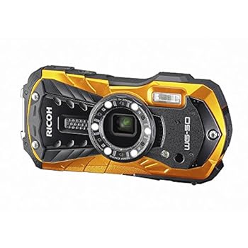 【中古】［非常に良い］RICOH 防水デジタルカメラ RICOH WG-50 オレンジ 防水14m耐ショック1.6m耐寒-10度 RICOH WG-50 OR 04581