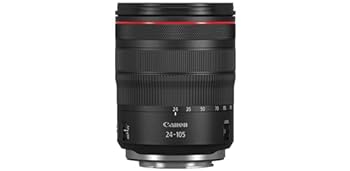 【中古】Canon 中望遠ズームレンズ RF24-105mm F4L IS USM EOSR対応 全長107.3mm ブラック RF24-10540LIS|スカーレット2021