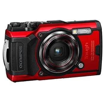 【中古】OLYMPUSコンパクトデジカメ *TG-6RD 赤いこと
