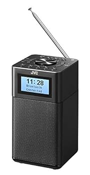 【中古】［人並み外れたに好いたらしい］JVCケンウッド JVC RA-C80BT-B パウダーコンパクト卓上ラジオ受信機 広広としたFM相応う Bluetooth? AC/蓄電池の2ワット数相応う 黒いこと