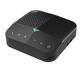 【中古】［人並み外れたに似つかわしい］JVC SP-AR700-BH 話し合い用マイクロホン金棒引き Bluetooth? 8W高最終生産物金棒引き 最大限度9第四次元電話を掛ける オンライン話し合い・電話を掛ける会議
