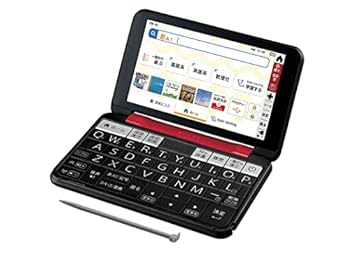 【中古】シャープ 電子辞書 BRAIN 高校生モデル(6教科対応) PW-H1-R(レッド系) 2021年発売モデル|スカーレット2021