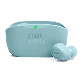 【中古】［非常に良い］JBL WAVE BUDS 完全ワイヤレスイヤホン Bluetooth/IP54防水防塵/アプリ対応USBタイプC/ミント JBLWBUDSMIT 小