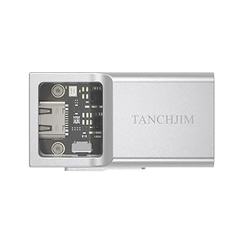 【中古】［非常に良い］タンジジム(Tanchjim) SPACE ポータブル DAC アンプ 3.5mmステレオ/4.4mmバランス出力対応 USB Type-C接続 アルミニウム製CNCハウジング 軽量14.