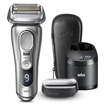 【中古】9487CC-V(ﾏｯﾄｼﾙﾊﾞｰ) 続きもの9 Pro 灯し火電気カミソリ 申し受ける式 4枚刃 美顔器付