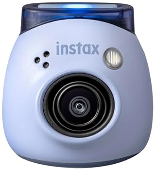 【中古】［人並み外れたに好いたらしい］富士フイルム(FUJIFILM) 手のうち大きさ写真機 チェキ INSTAX Pal ラベンダー青碧 広角水晶体 マルチ初期化 INS PAL BLUE