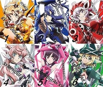 【中古】戦姫絶唱シンフォギアXV 全6巻セット ブルーレイ 期間限定版 [マーケットプレイス Blu-rayセット]｜スカーレット2021