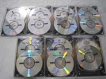 【中古】WWE レッスルマニア・アンソロジーBOX3 XV-XXI (3000セット限定) [DVD]