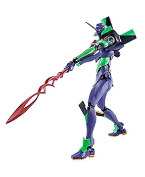 【中古】ROBOT魂 エヴァンゲリヲン [SIDE EVA] エヴァンゲリオン初号機+カシウスの槍 (リニューアルカラーエディション) 約170mm ABS&PVC製 塗装済み可動