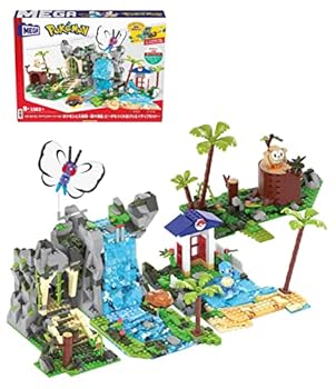【中古】メガ(MEGA) ポケモン アドベンチャーワールド ポケモンと大乗り出す ~滝やほら穴、砂浜もつくれる独創的仕掛ける~ 【差しつかえる仕掛ける】【ブロッ ブロック-セット