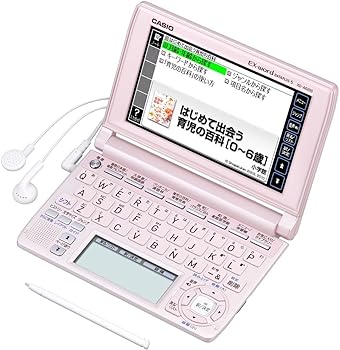 【中古】CASIO Ex-word 電子辞書 XD-A6200PK 多辞書家庭・実用モデル ツインタッチパネル 音声対応 100コンテンツ Blanview(ブランビュー)カラー液晶搭載