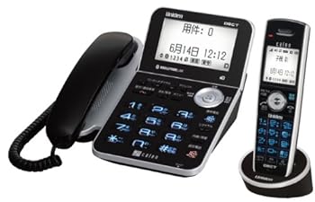 【中古】ユニデン DECT遣りかたコードレス留守番電話 本体+子機1台印字機(黒いこと) DECT3288(B)