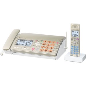 【中古】［非常に良い］シャープ デジタルコードレスFAX 子機1台付き 1.9GHz DECT準拠方式 シャンパンゴールド UX-610CL-N