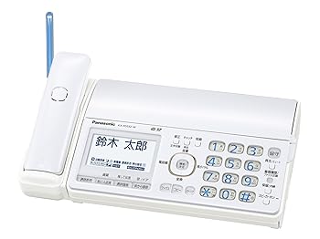 【中古】［非常に良い］パナソニック おたっくす デジタルコードレスFAX 親機のみ 1.9GHz DECT準拠方式 ホワイト KX-PD552D-W