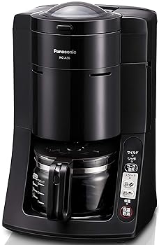 【中古】［非常に良い］パナソニック 沸騰浄水コーヒーメーカー 全自動タイプ 670ml ブラック NC-A56-K