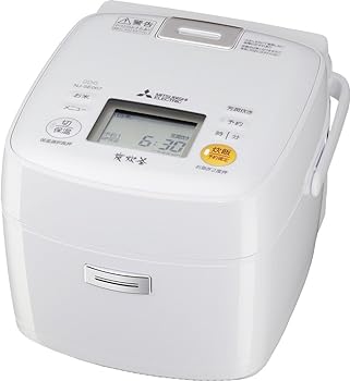 【中古】三菱電機 IHジャー炊飯器 備長炭 炭炊釜 3.5合炊き ピュアホワイト NJ-SE067-W 家電-炊飯器-キッチン家電