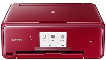 【中古】［非常に良い］旧モデル Canon インクジェットプリンター複合機 TS8030 RD レッド