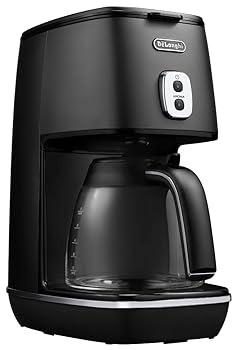 【中古】DeLonghi(デロンギ) De\u0027Longhiドリップ珈琲製造業者 ディスティンタ ICMI011J-BK レギュラー珈琲 6杯用 チタンコートフィルター 異臭