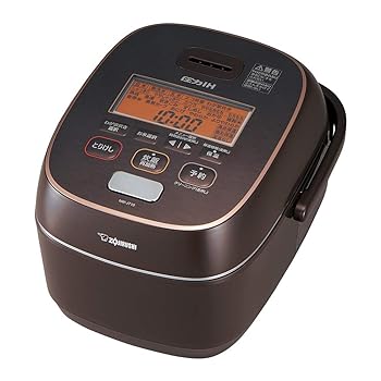 【中古】象印 炊飯器 5.5合 剪断応力IH式 限界炊き 金物厚地の外套豪熱羽釜 赤銅色 NW-JT10-TA