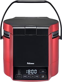 【中古】［人並み外れたに好いたらしい］パロマ 屁っ放り炊飯器 炊き腕前 PR-M09TR -LPG (0.9L/5合炊き) 【プロパンガス(LPG)用】割り増し金赤いこと×黒いこと