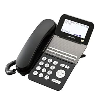 【中古】［非常に良い］ナカヨ NYC-Si 12ボタン標準電話機(B) 黒 NYC-12SI-SDB