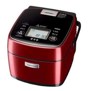 【中古】［非常に良い］三菱電機 ジャー炊飯器 本炭釜 3.5合 赤紅玉(あかこうぎょく) NJ-SWB06-R